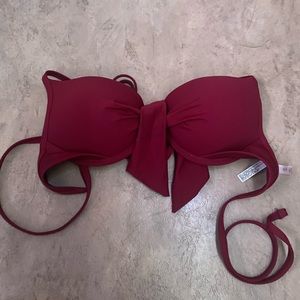 Tie swim suit top